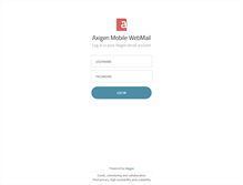 Tablet Screenshot of mail.manizan.com